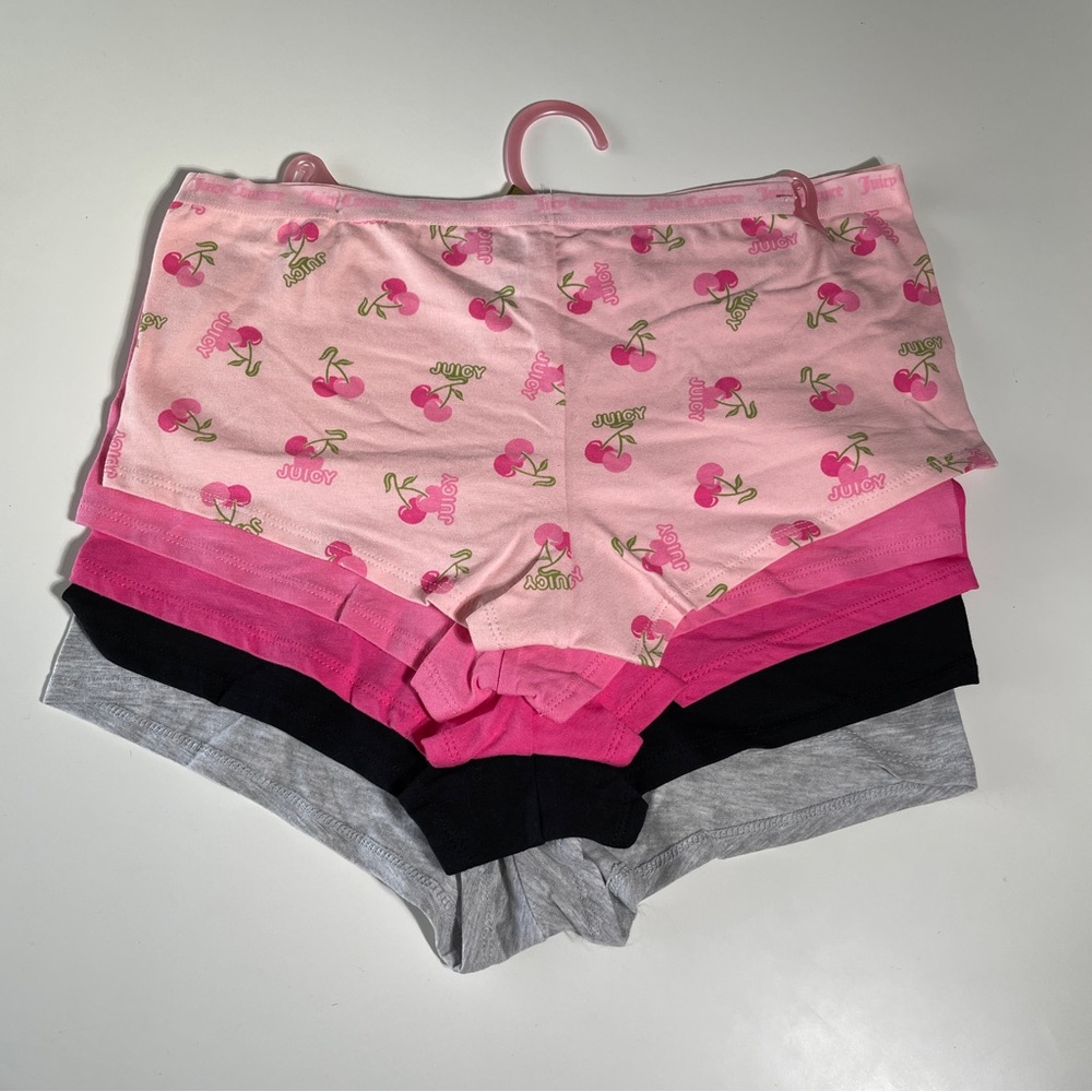 Juicy Couture Boyshort Cherry Underwear 5-pack
